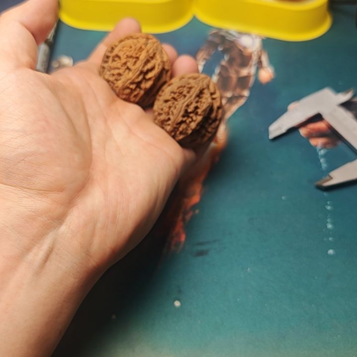 文玩核桃把件练手对粗筋