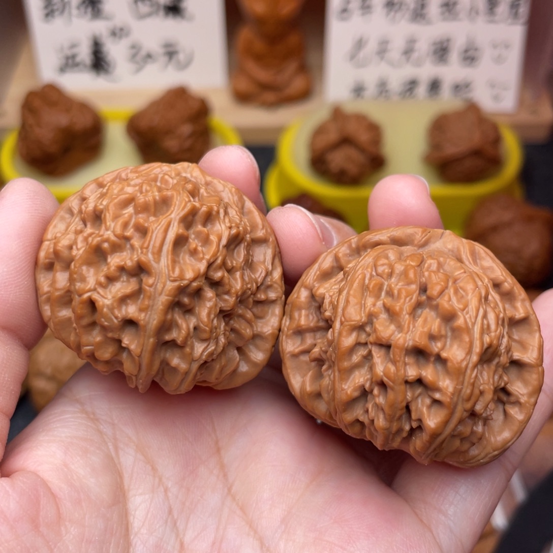文玩核桃把件狮子40