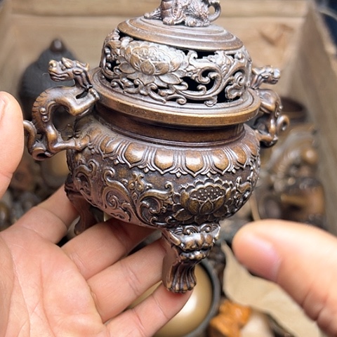 铜制工艺把玩摆件