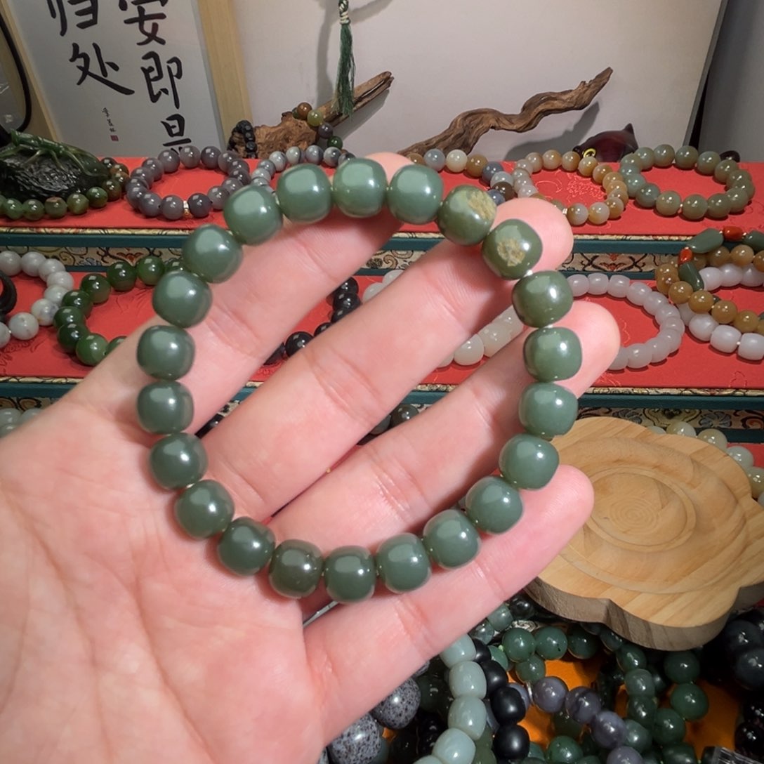 和田玉手链未镶嵌