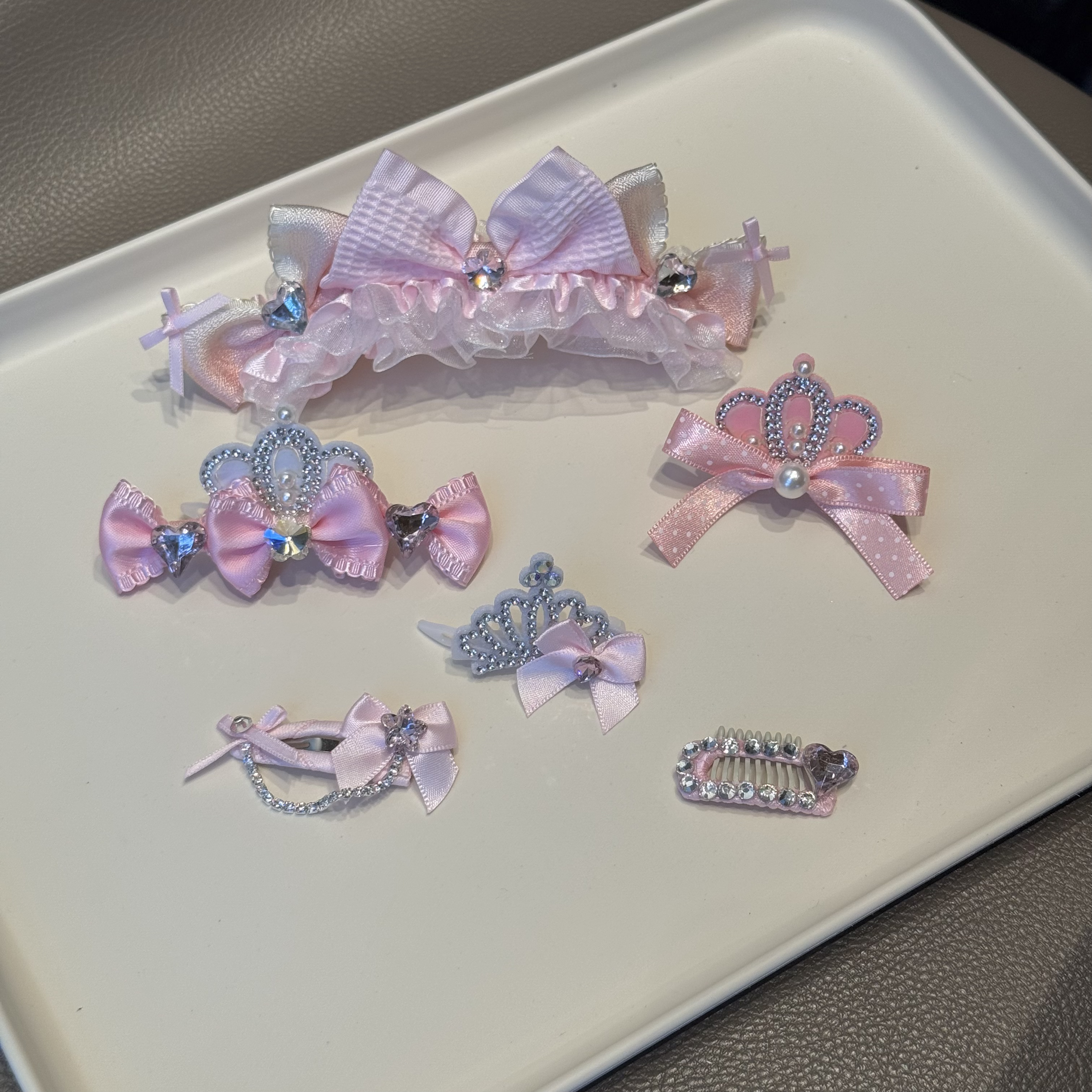 【粉色宠物发饰】Doki·猫猫狗狗BB夹｜青蛙夹｜鸭嘴夹｜顶夹｜发箍