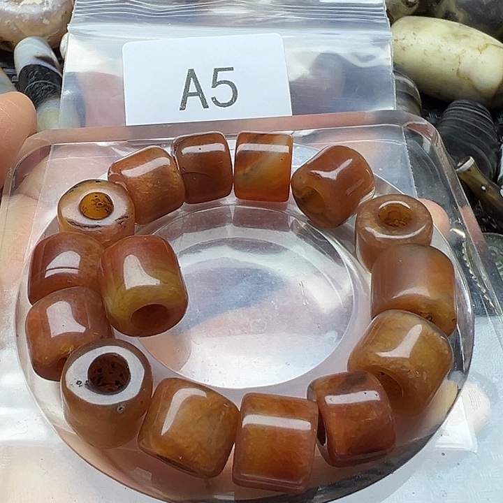 玛瑙/玉髓未镶嵌手链