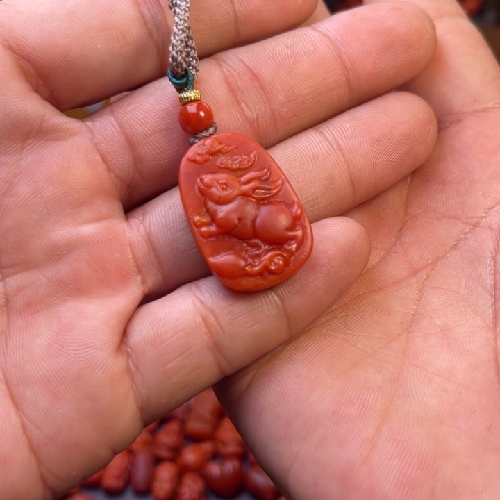 常***亮南红玛瑙未镶嵌川料瓦西精工