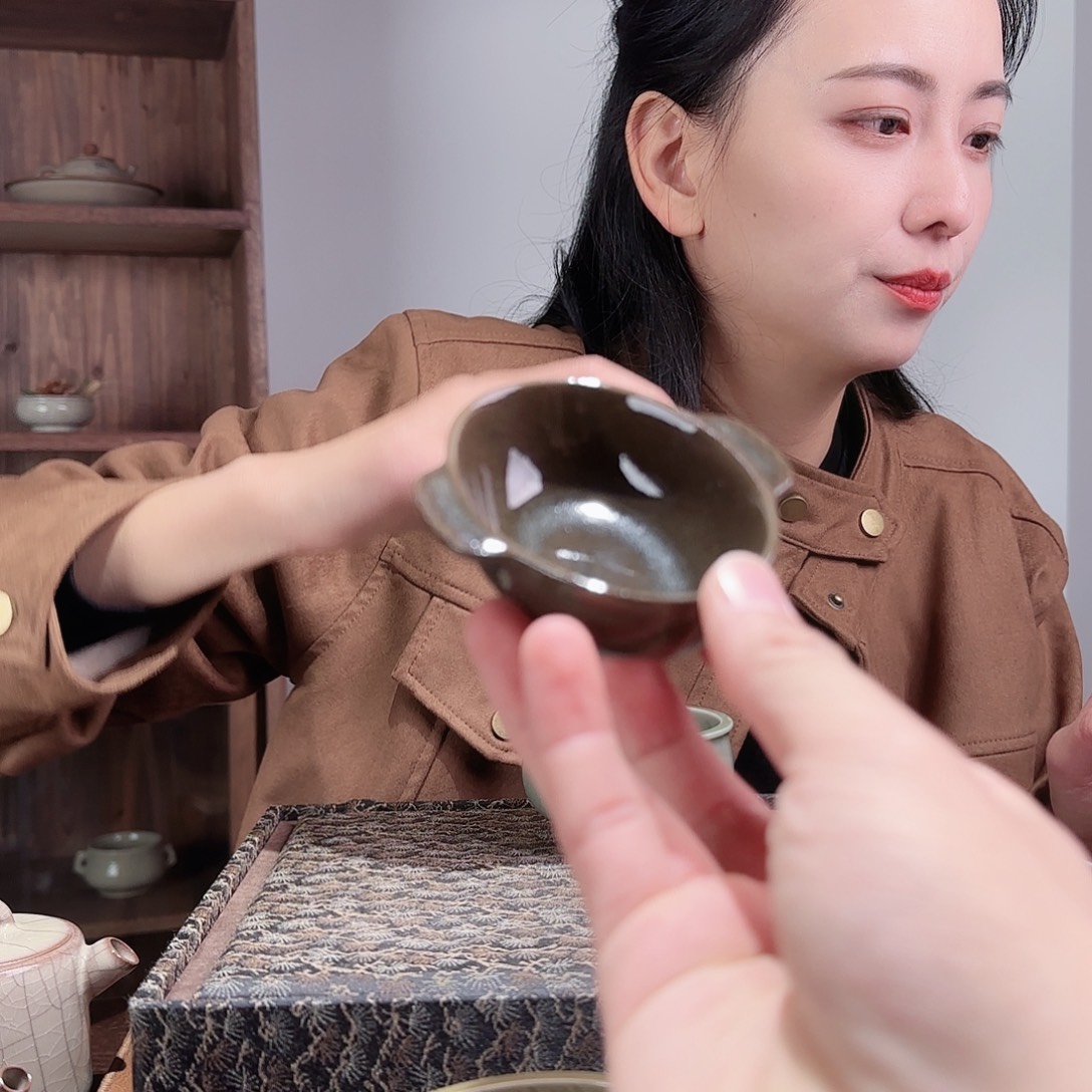 瓷摆件茶泽一叶扁舟