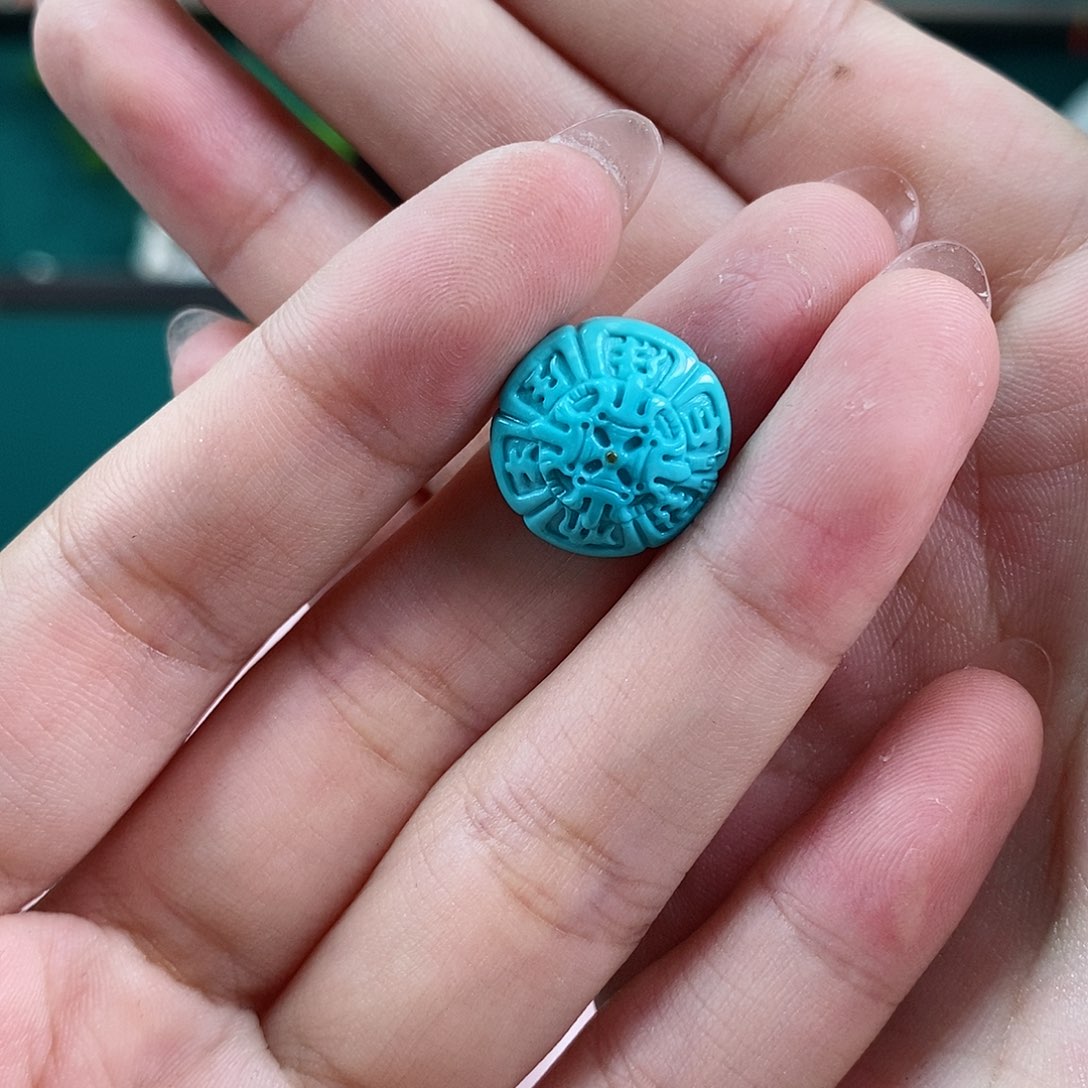 绿松石珠宝奇石未镶嵌