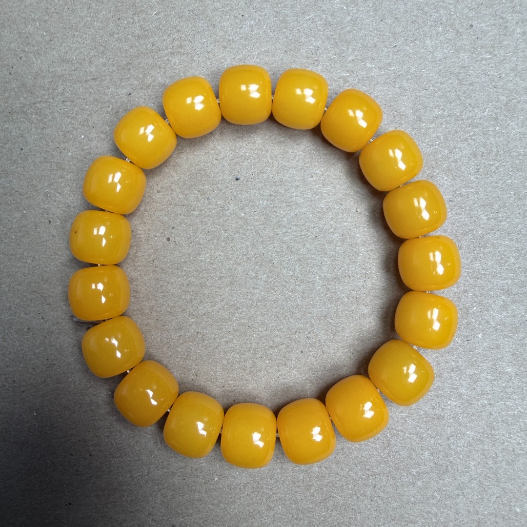 【极物文轩精选】黄菩提单圈PT手串QX010