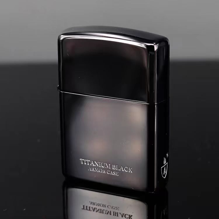 ZIPPP正品打火机/盔甲黑钛绅士魅力男士防风打火机DY9911DK阿明1