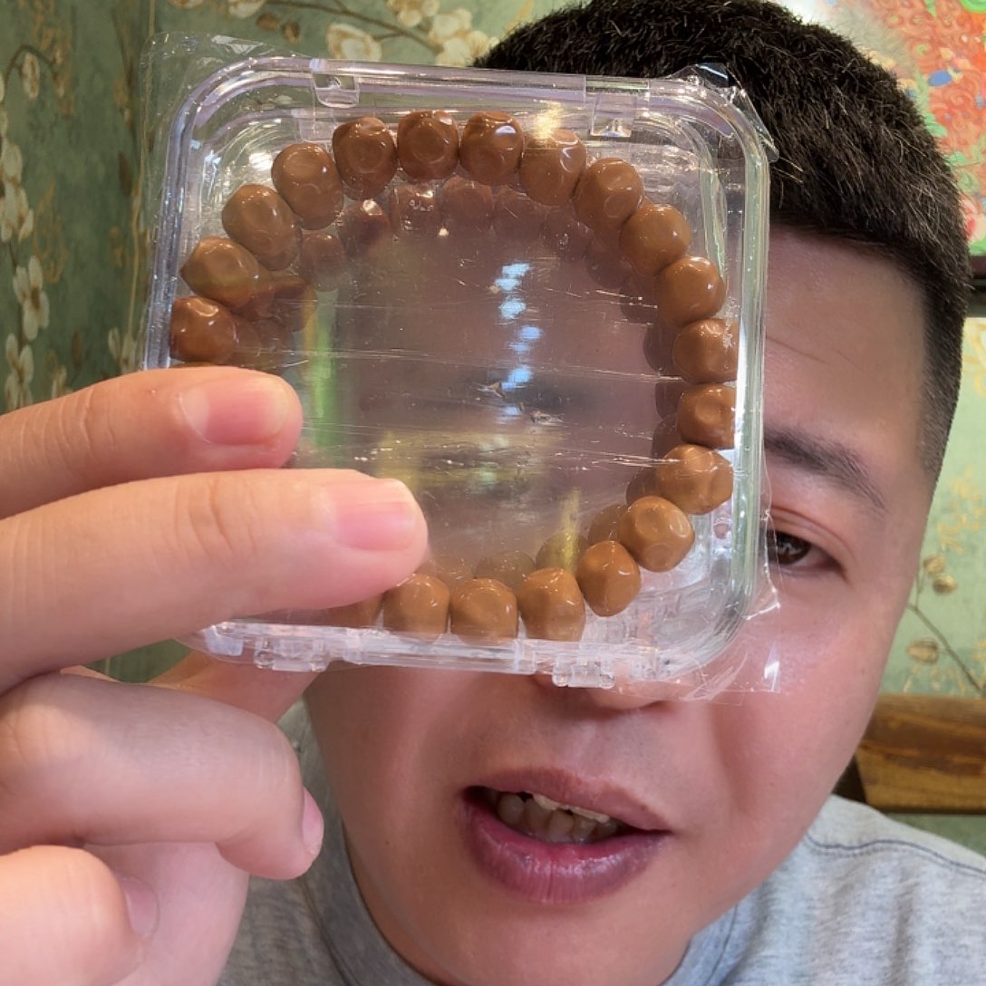 猴头核桃吊坠手串