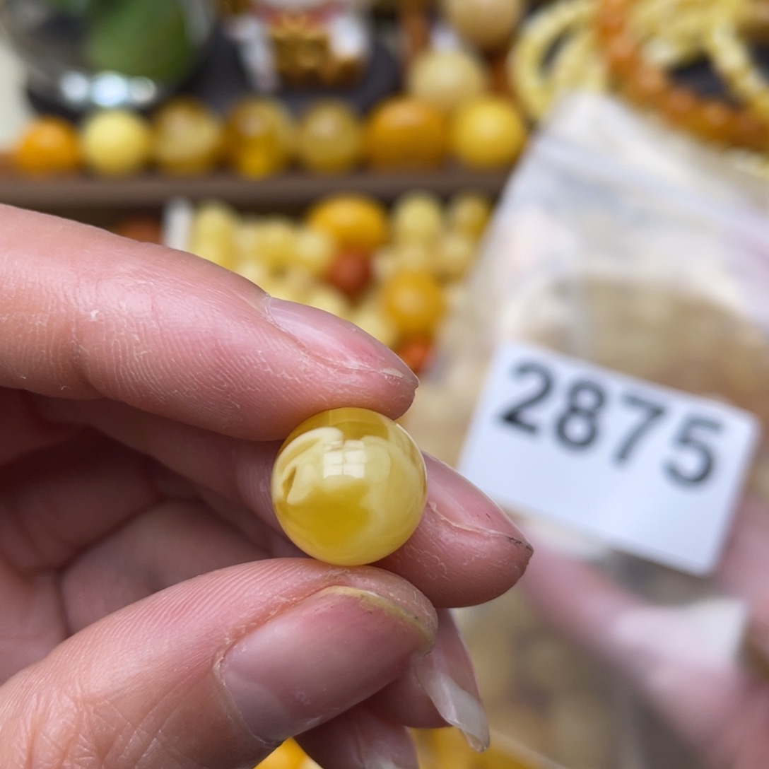 蜜蜡珠宝奇石未镶嵌微坑12