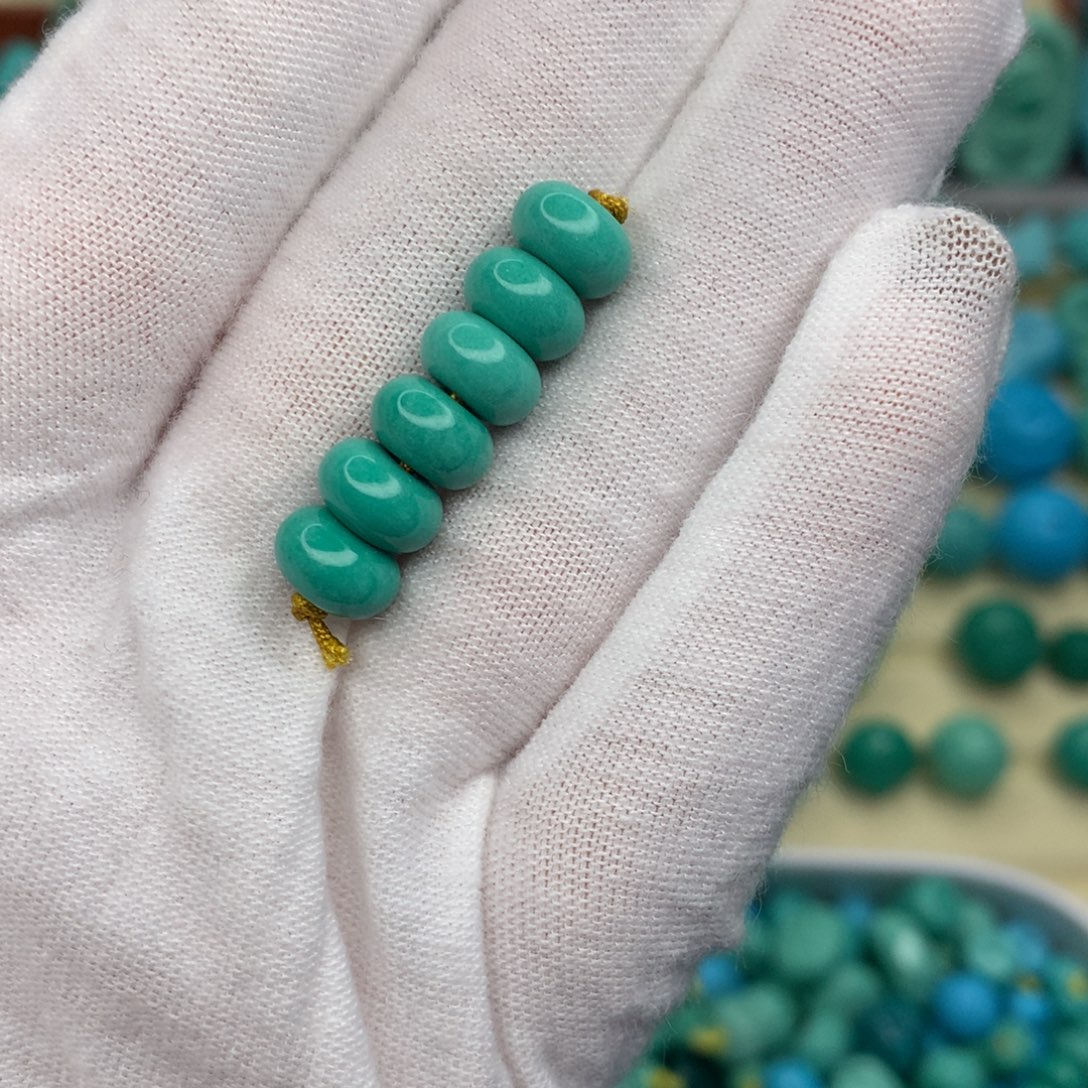 新品福利 高瓷绿苹果珠尺寸8➕