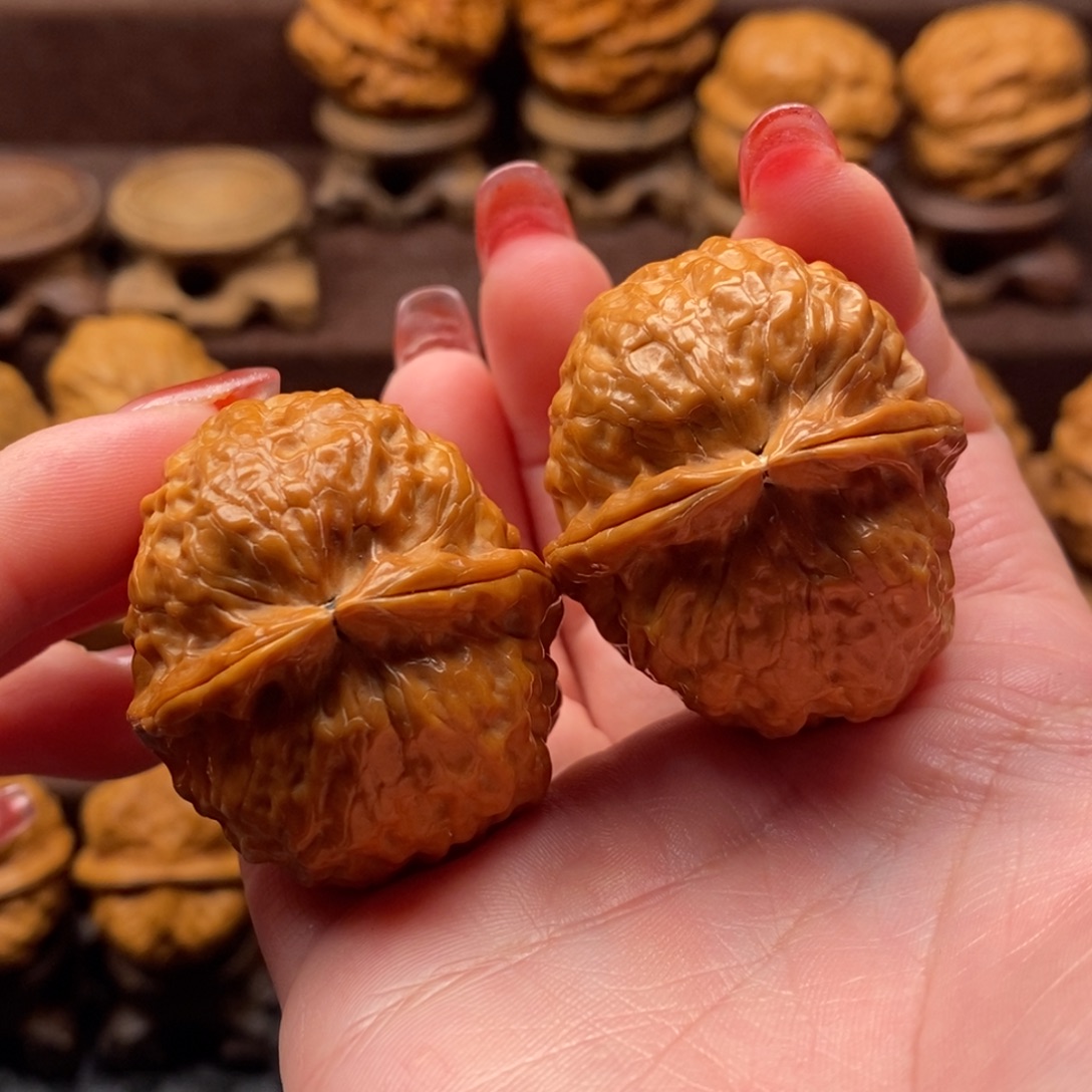 把件文玩核桃40罗汉头