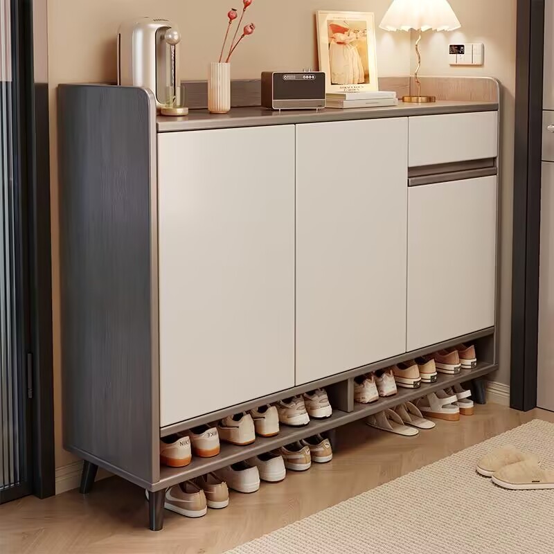 @3鞋柜家用门口简易大容量鞋架子经济型放室内好看收纳多层防尘