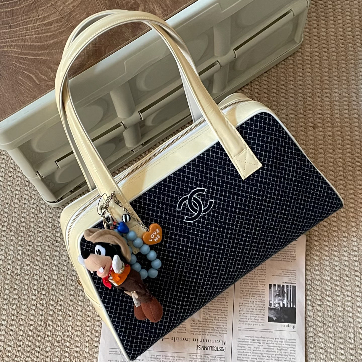 95新 Chanel/香奈儿 Chanel航海系列牛仔托特