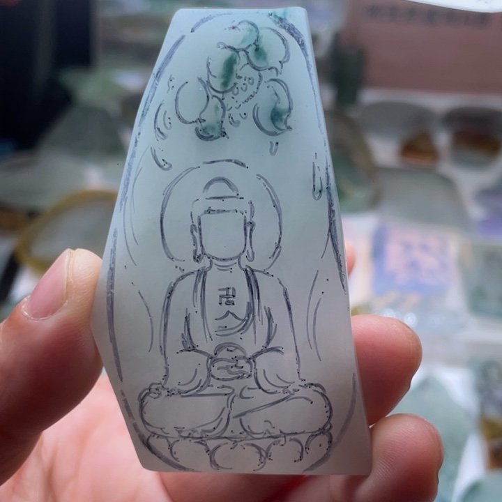 翡翠未镶嵌颈饰翡翠料子