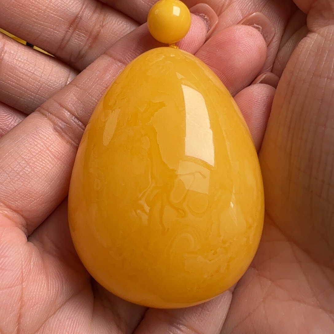 蜜蜡毛衣链未镶嵌无优化