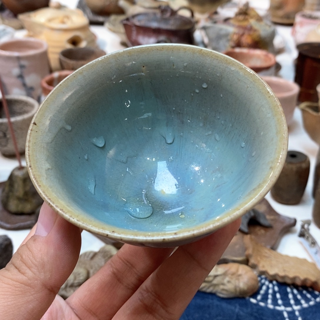 柴烧侘寂粗陶茶具