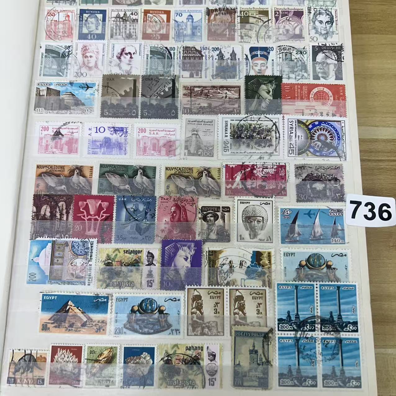 外国邮票多题材人物景物信销盖销票含册736