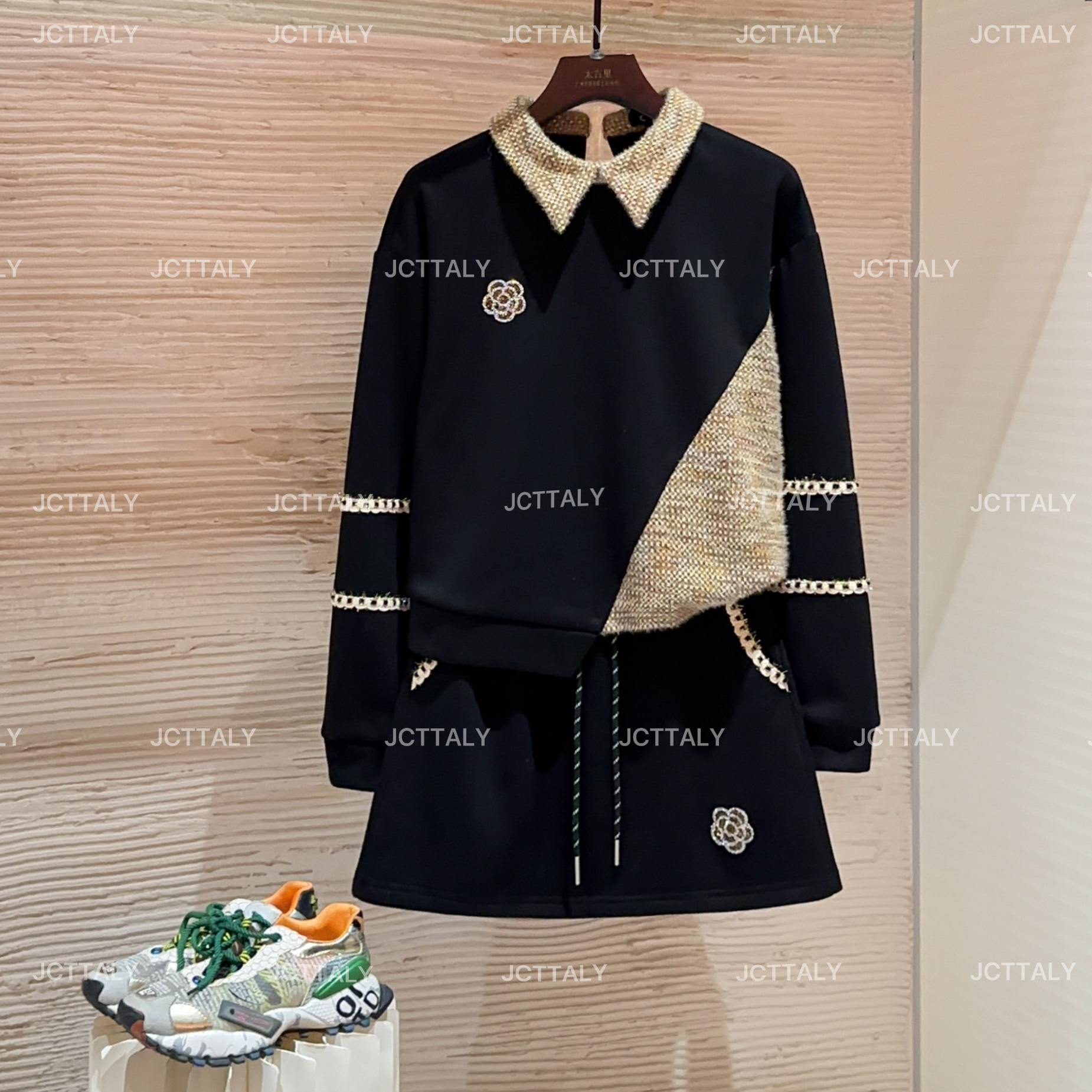 【宠粉价】秋冬新款时尚设计师款高级感气质洋气半身裙套装TZ-775