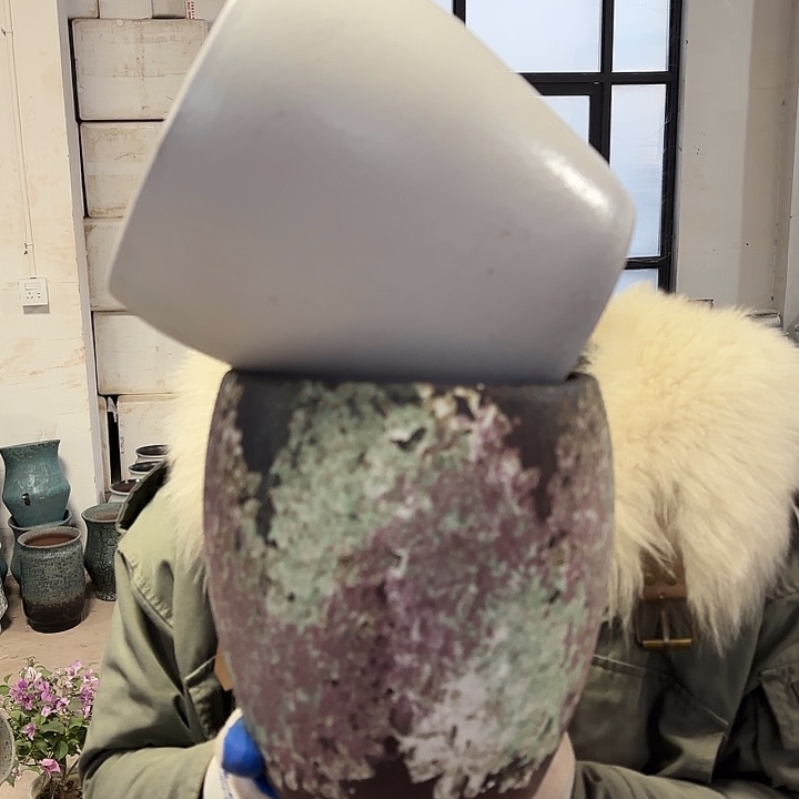 正品高21口19花盆