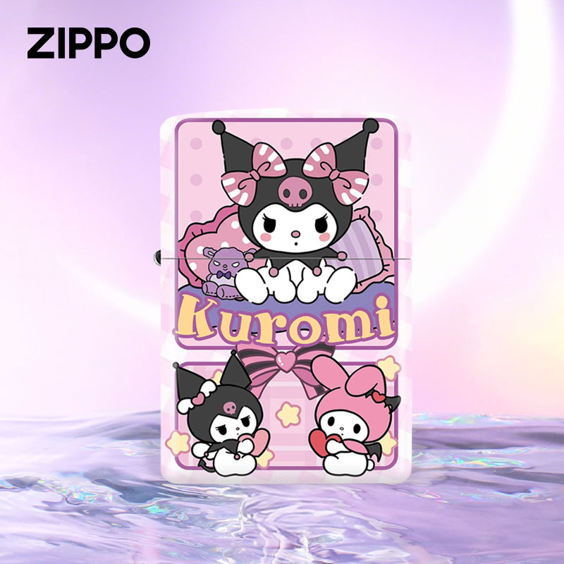 ZIPPO/之宝正版甜心库洛米个性卡通防风打火机情侣情人节礼物DYJ1