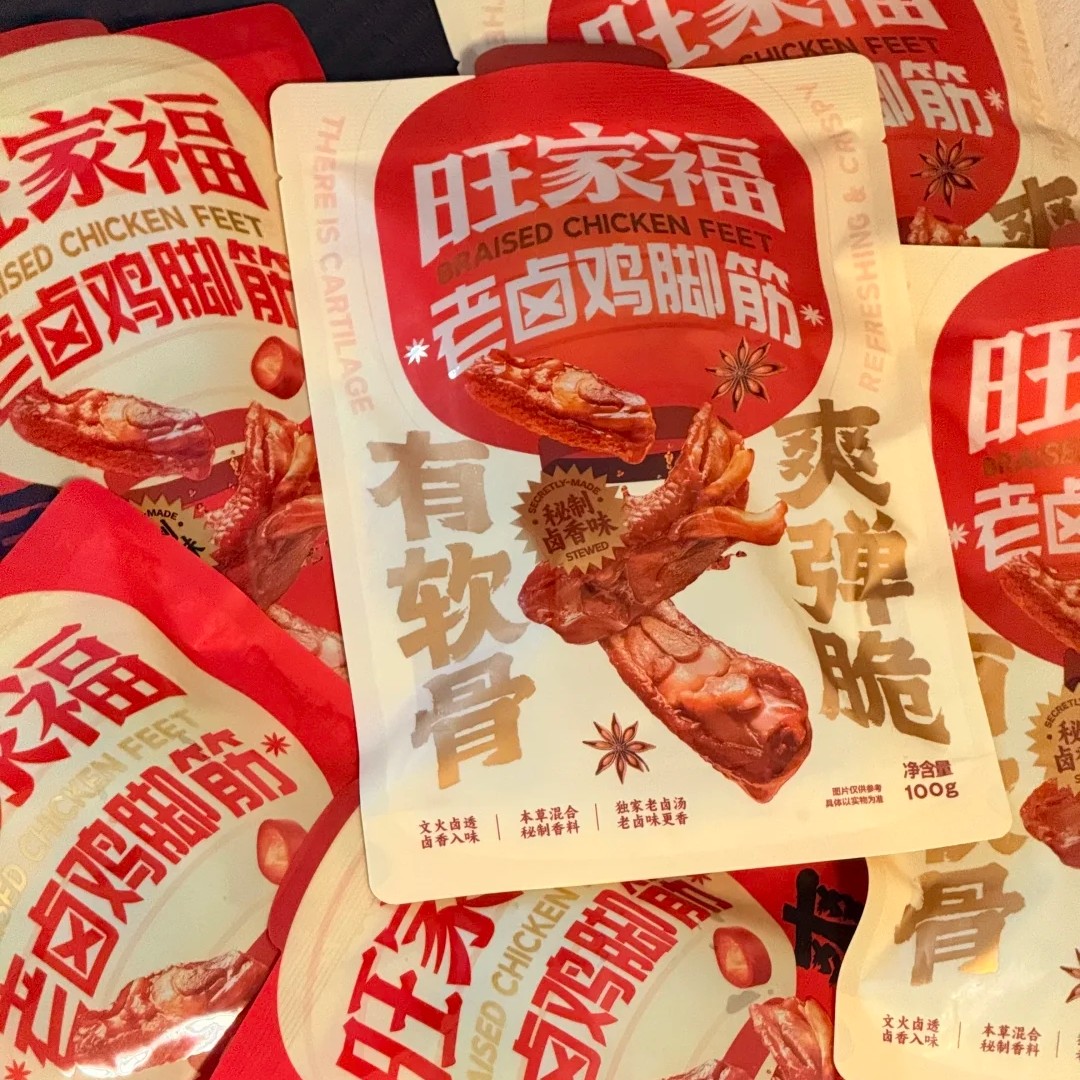 老卤鸡脚筋一袋108g