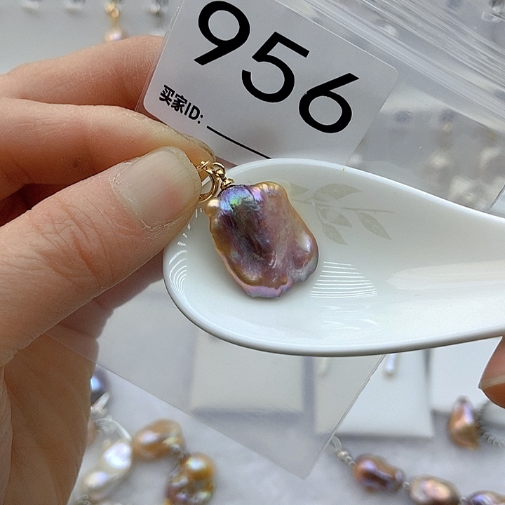 淡水珍珠颈饰银S925镶嵌