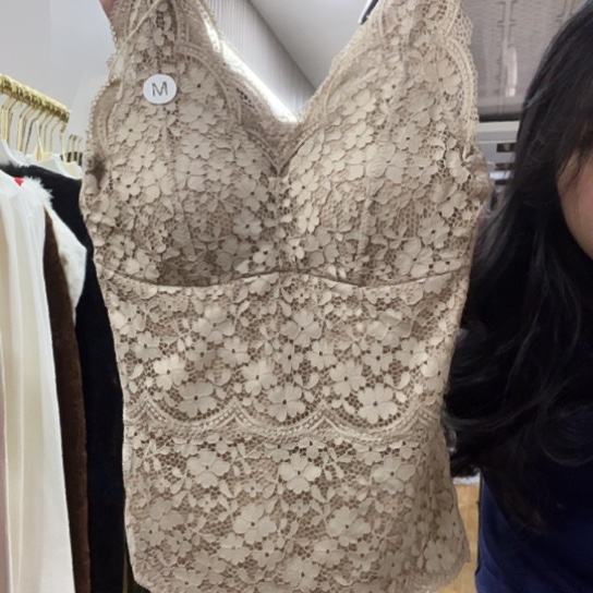 羊羔毛黑色卡其色美背吊带福利