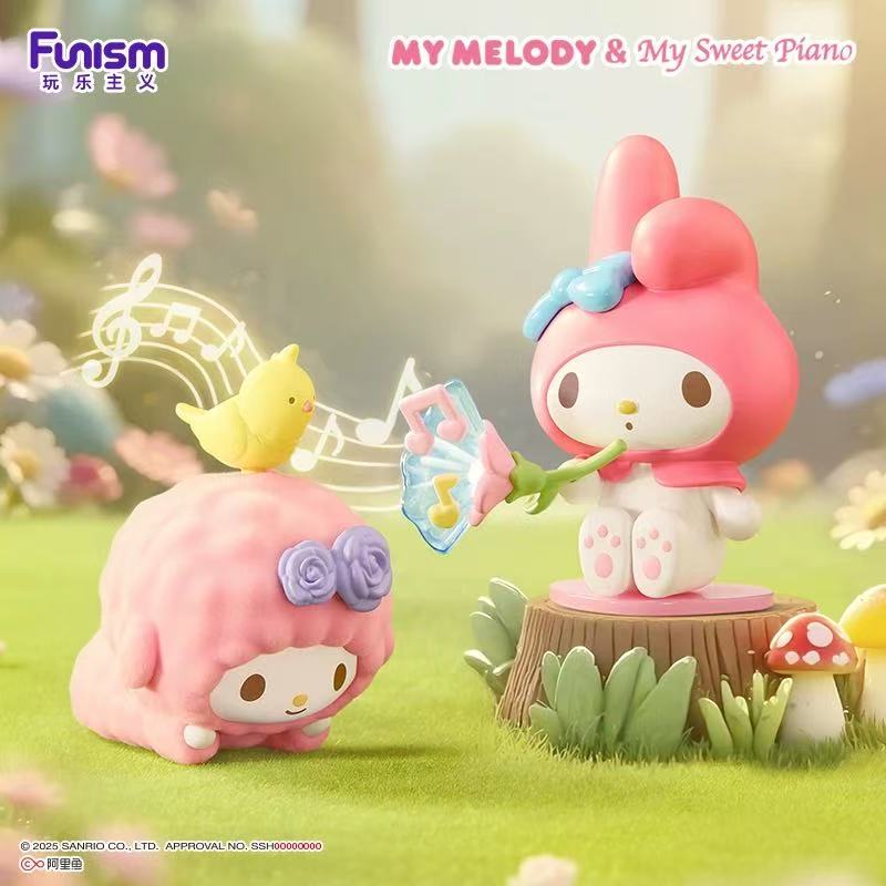 三丽鸥美乐蒂必爱诺小鸟奇遇盲盒公仔潮玩摆件