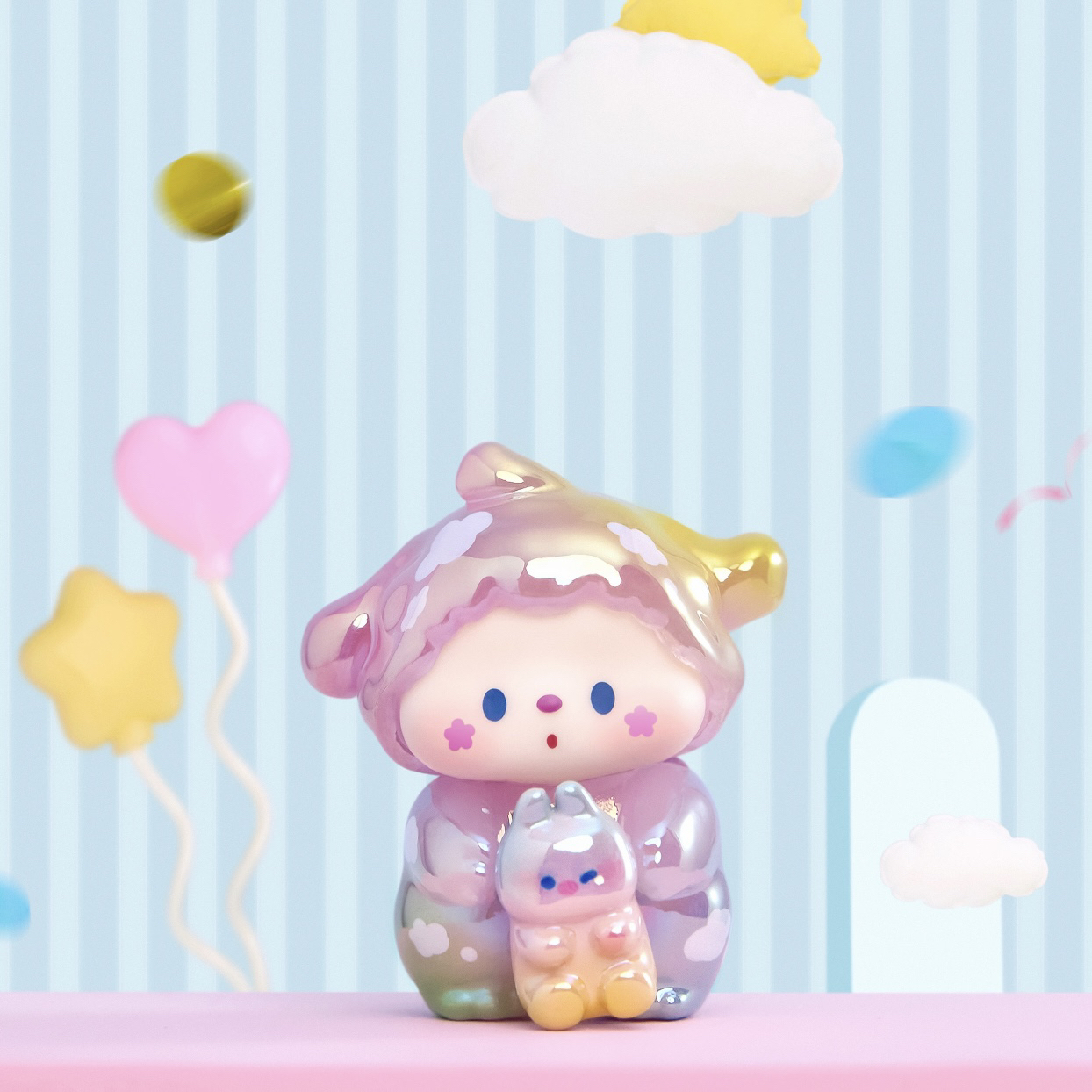 【拆盒】噜噜狗宝宝游园会系列萌粒盲袋潮玩