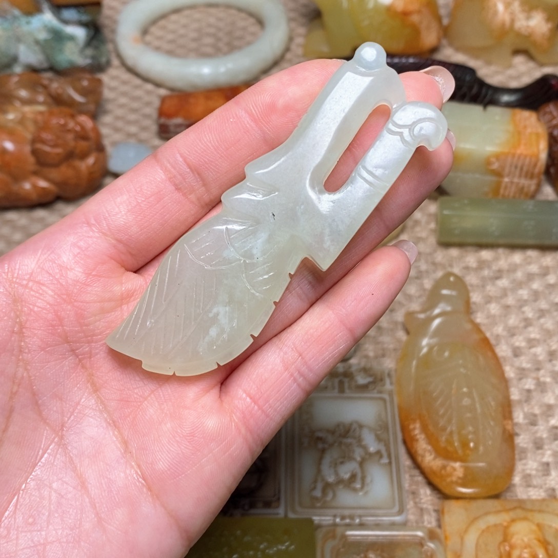 白玉菩提吊坠白玉菩提白玉菩提摆件