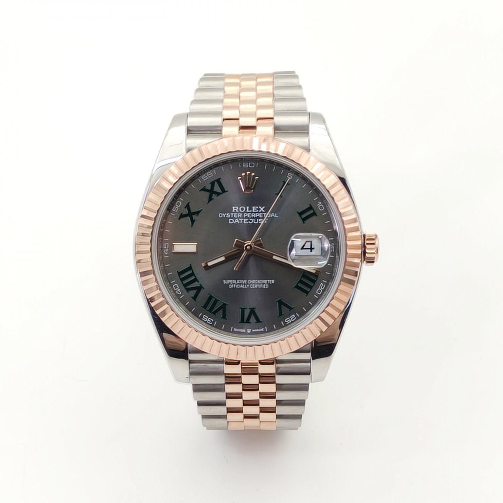 95新 Rolex/劳力士 小花6欢 日志型系列m126331-0016腕表41mm