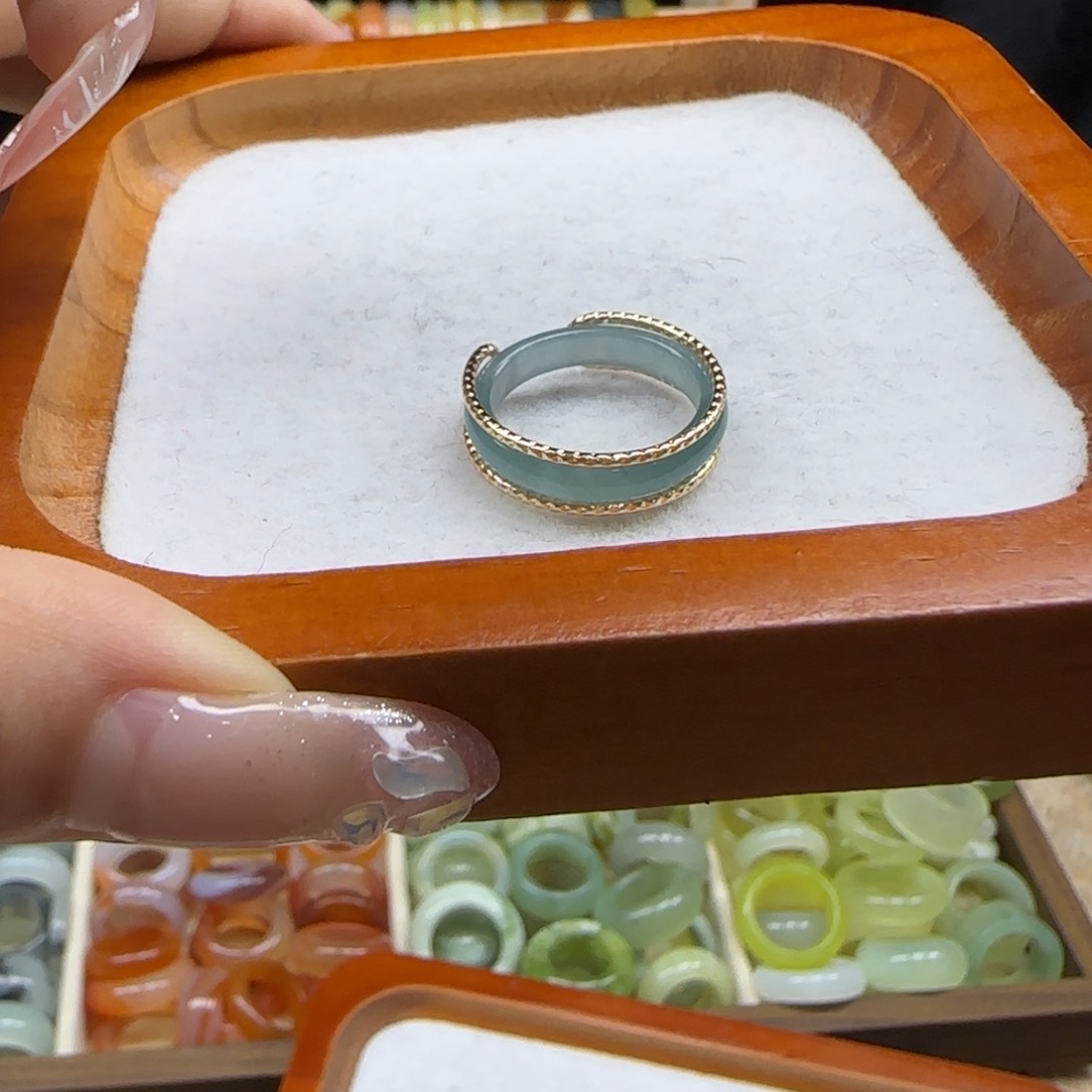 蛇纹石玉！！内径  16.1合金番****了