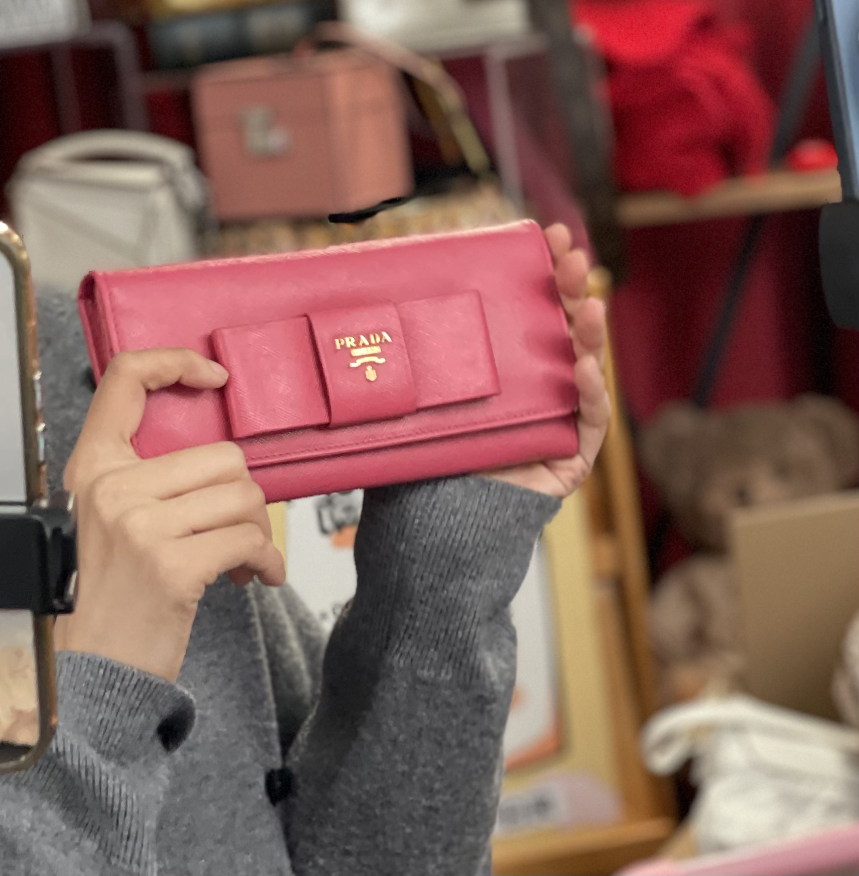95新 Prada/普拉达 阿白奢品/Prada 手拿包