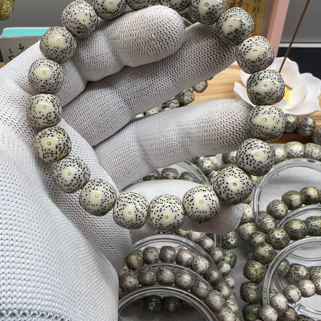 手串星月菩提卡12绿包白黄金瞳