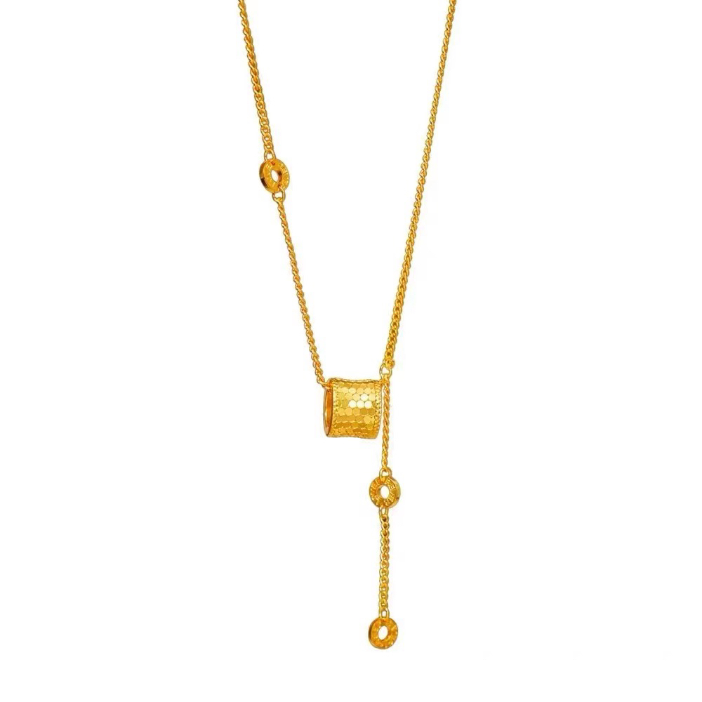 高定版新中式龙鳞碎碎冰锁骨链项链时尚百搭