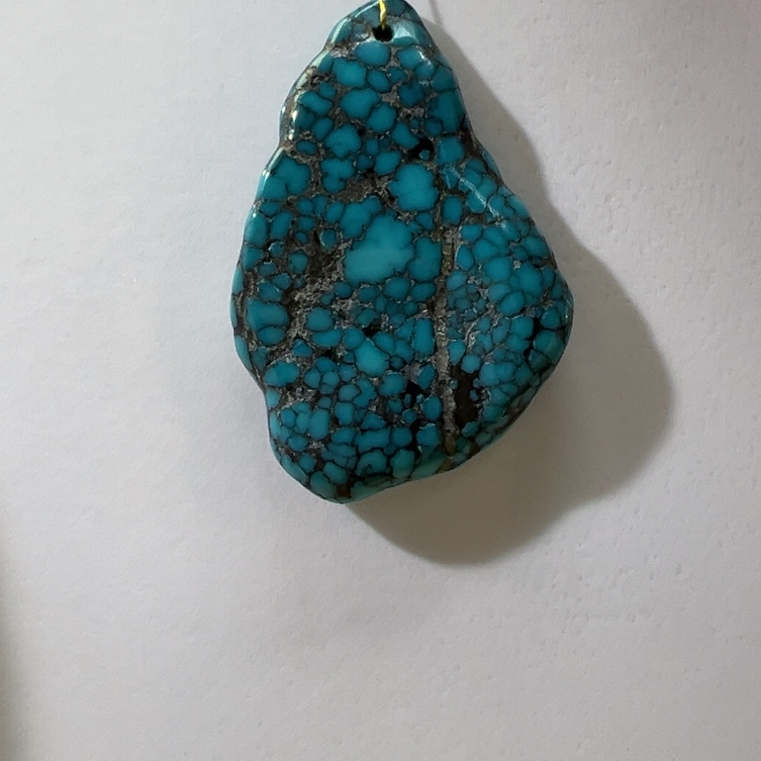 绿松石未镶嵌挂件