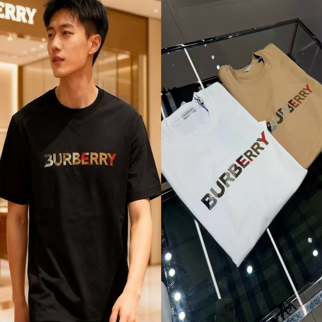 未使用 BURBERRY/博柏利 未使用男款字母圆领宽松短袖T恤