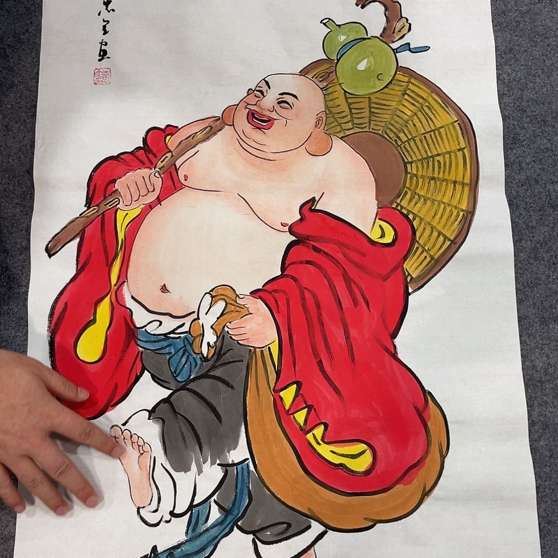 国画今天早上起来发现
