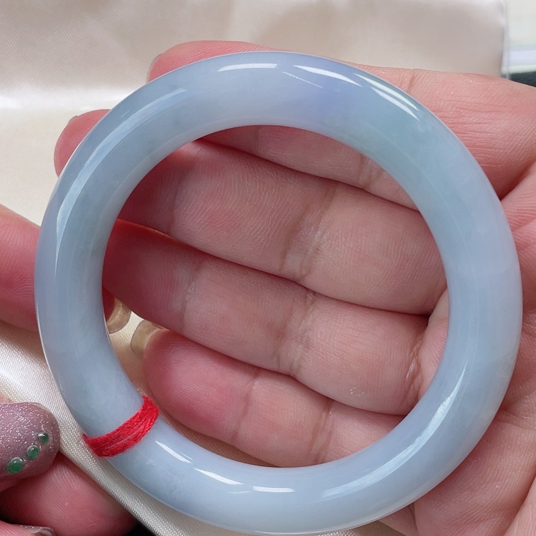 未镶嵌手镯翡翠缅甸翡翠手镯55圈