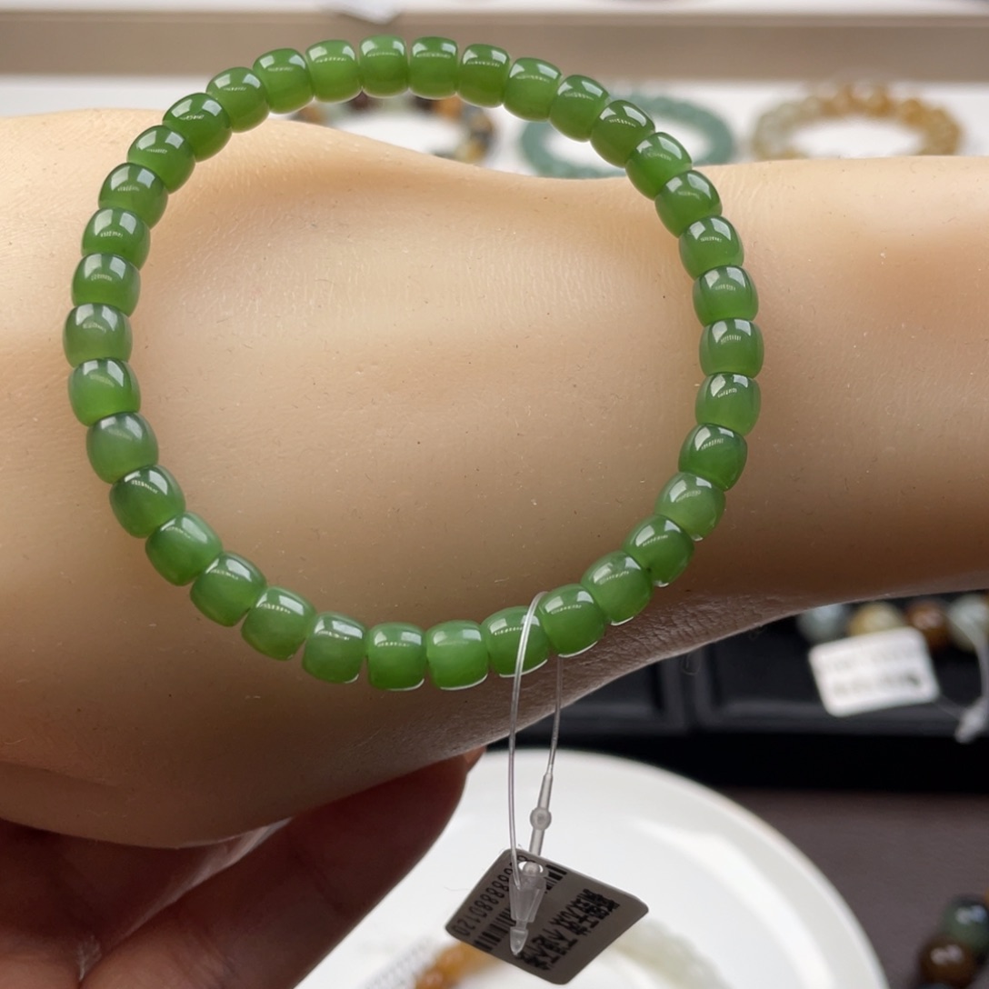 和田玉手串未镶嵌