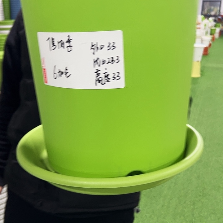 特价7号口33高33果绿色6只带托