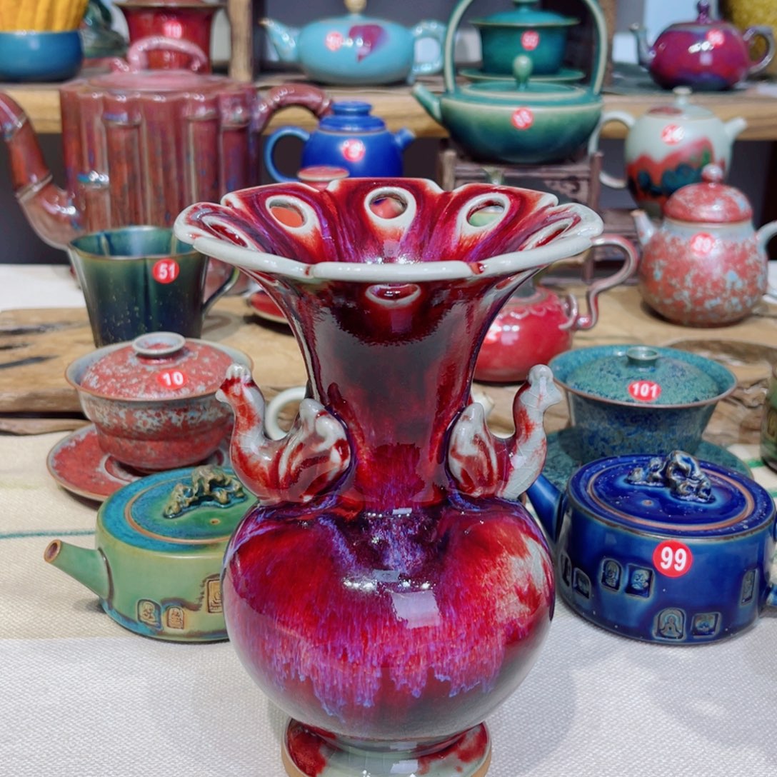 瓷片禹州钧瓷艺术作品