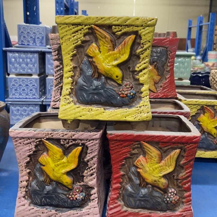 陶瓷花盆单场满9.9发13*15