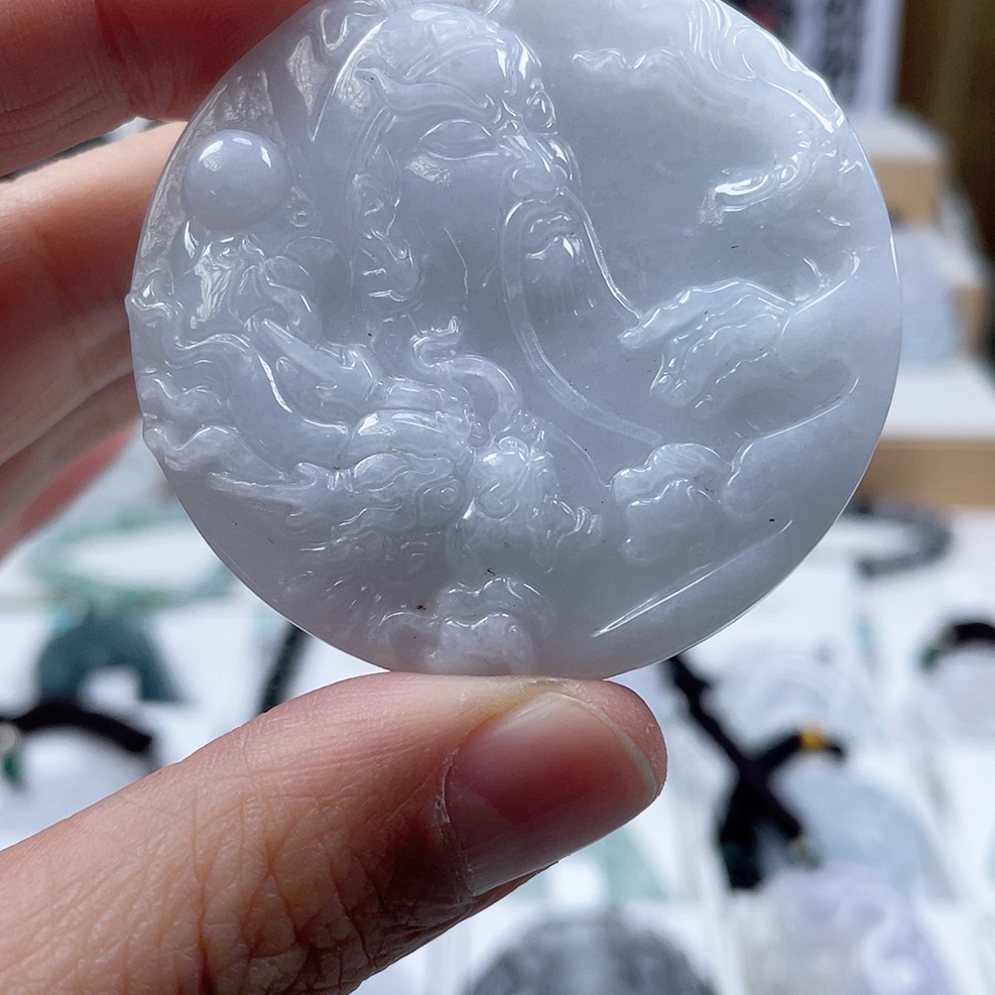 翡翠颈饰未镶嵌0499挂件