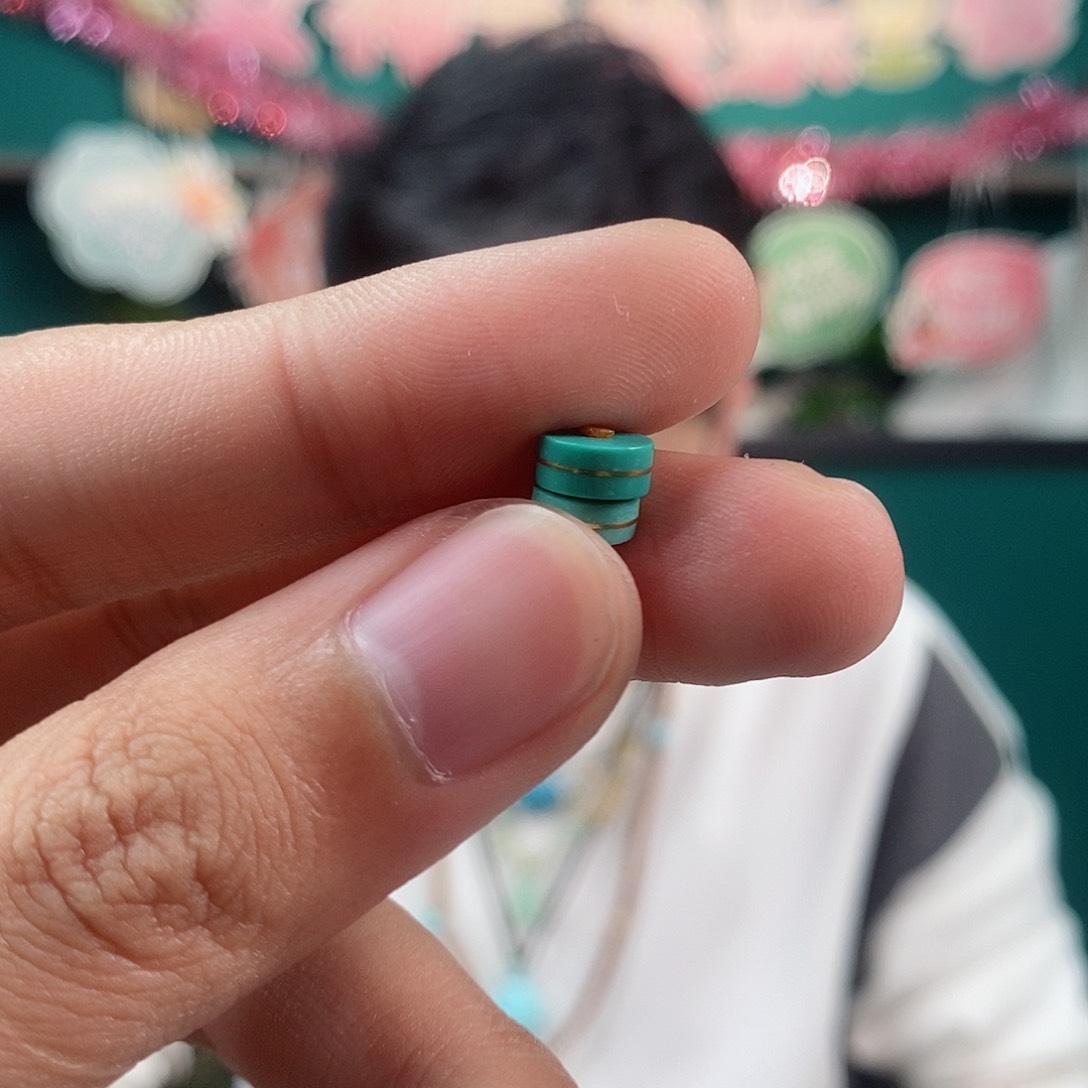 绿松石珠宝奇石足金镶嵌