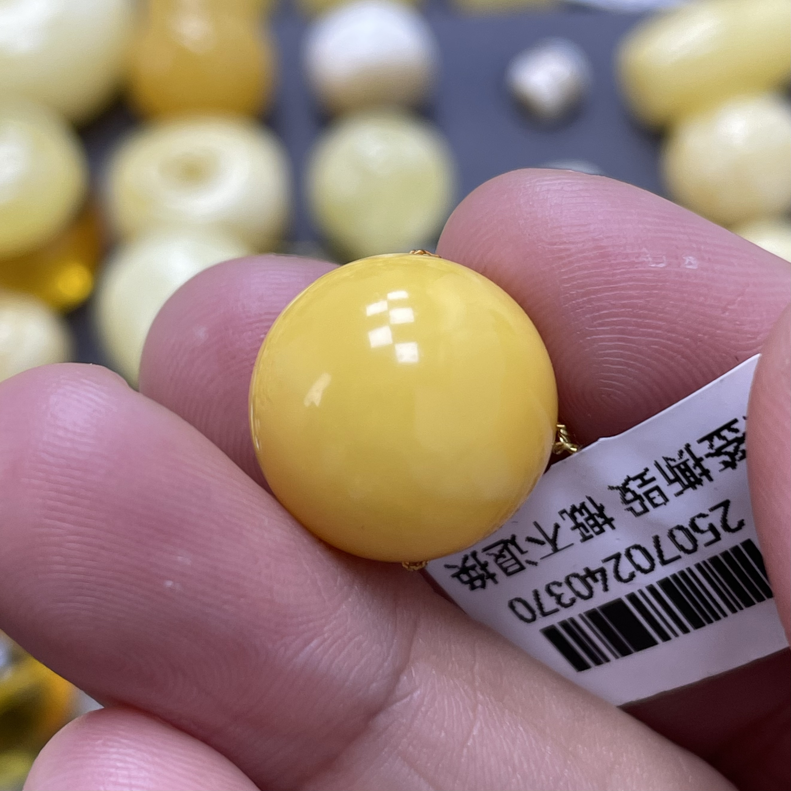 魔梵珠宝｜15.4mm俄料天然蜜蜡 氧化款