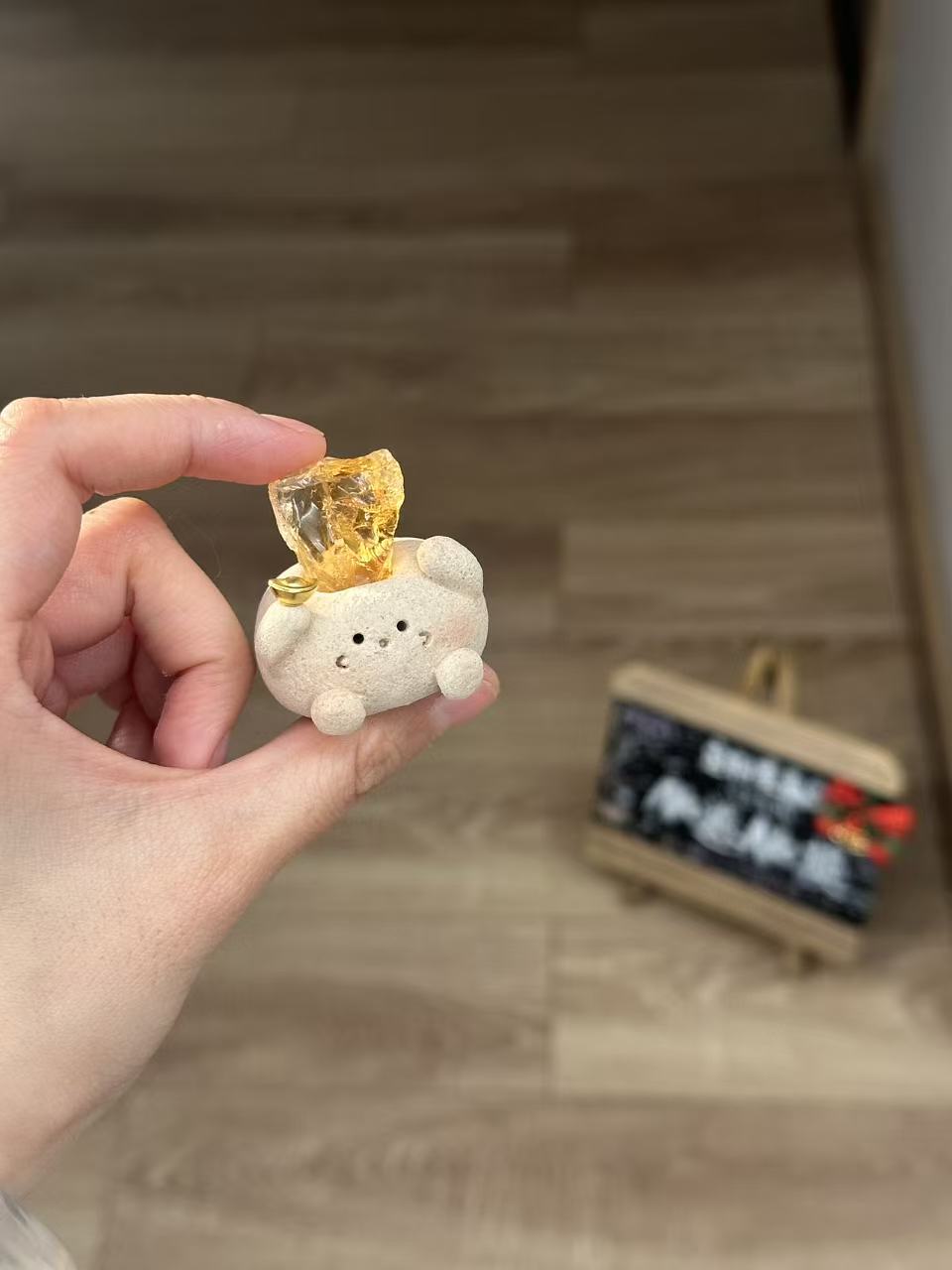 水晶小豆丁可爱高品质黄水
