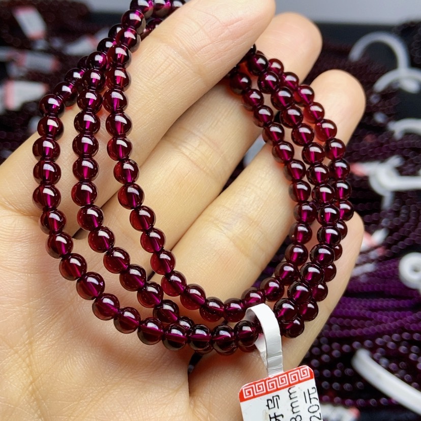 【闪购商品】石榴石手链未镶嵌4.8