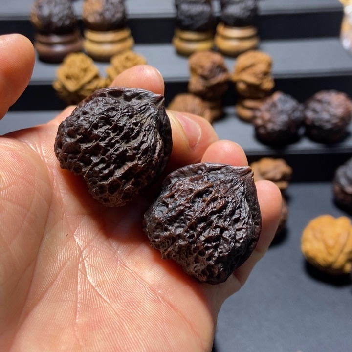 文玩核桃把件B梅花官座35mm