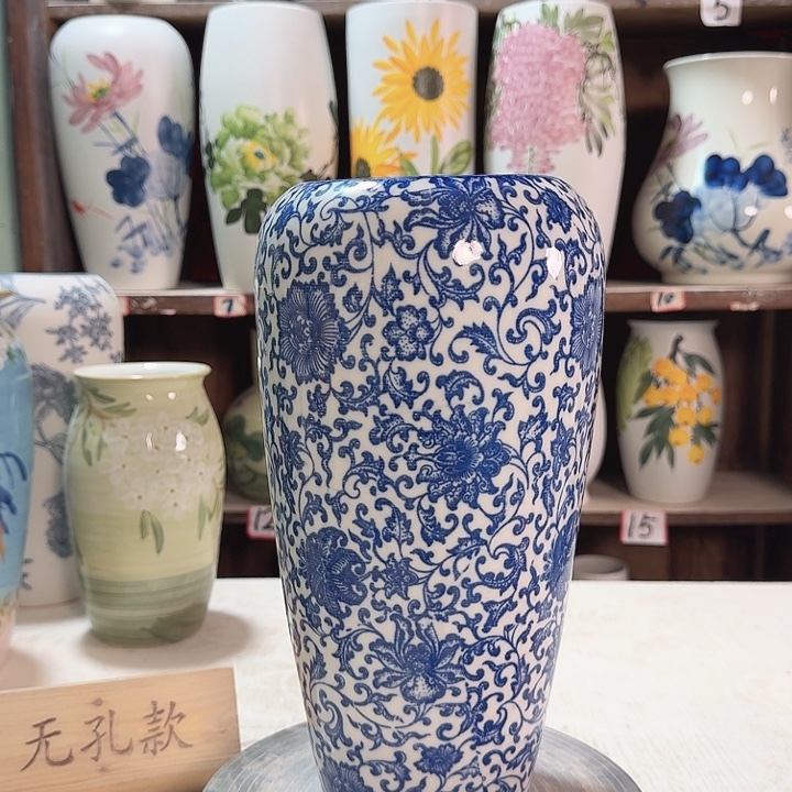 陶大萝卜青花子连陶瓷